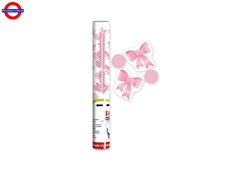 SPARACORIANDOLI STAMPATI BATTESIMO ROSA CM.30