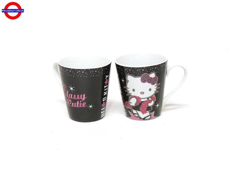 TAZZA CERAMICA HELLO KITTY NERA