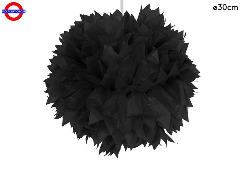 FLUFFY BALL D.30 NERO