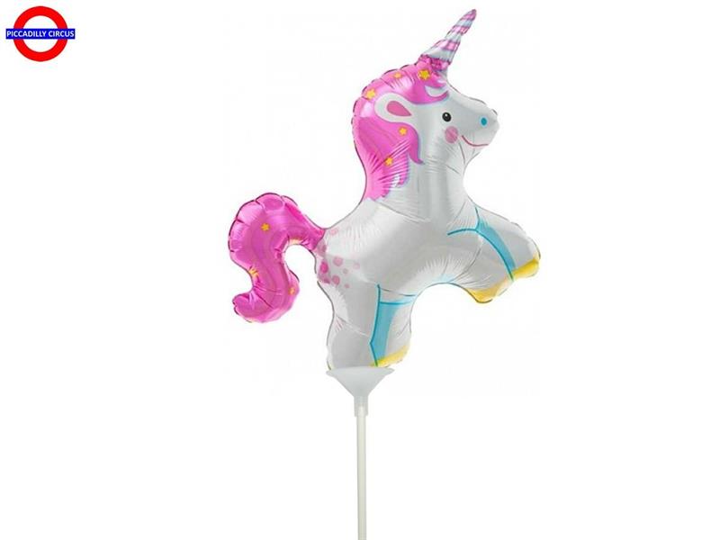 MYLAR UNICORNO ROSA MINI SHAPE