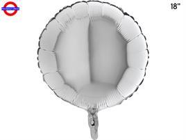 MYLAR TONDO 18 ARGENTO