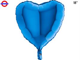 MYLAR CUORE 18 BLU