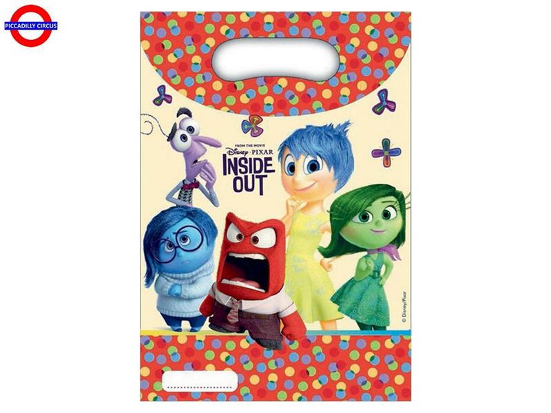  INSIDE OUT 6 PARTY BAGS