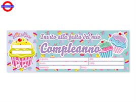 INVITI ASSEGNO CUPCAKE BLISTER 20 PEZZI