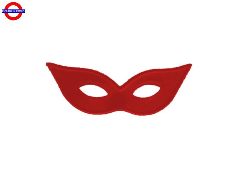  MASCHERA DOMINO LIBELLULA ROSSA