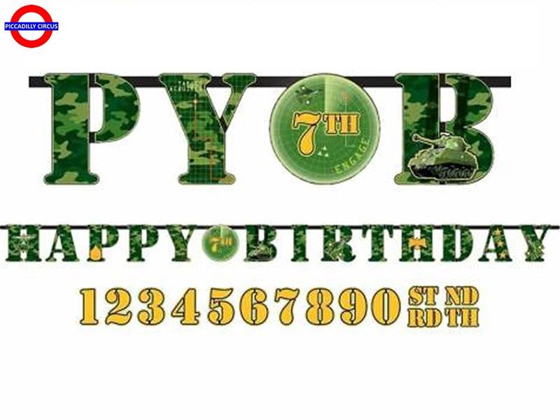 MIMETIC PARTY FESTONE HAPPY BIRTHDAY PERSONALIZZABILE