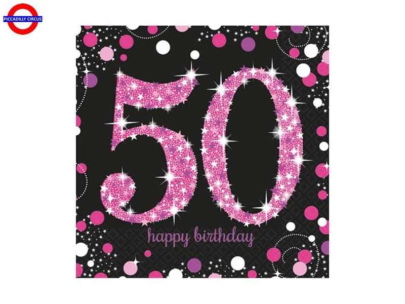 50 ANNI - SPARKLING PINK 16 TOVAGLIOLI 33X33