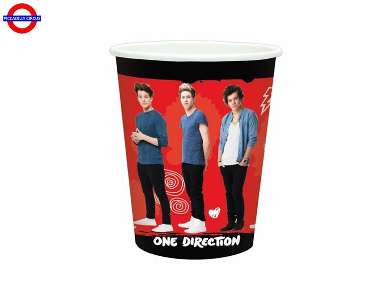  ONE DIRECTION 8 BICCHIERI 200CC