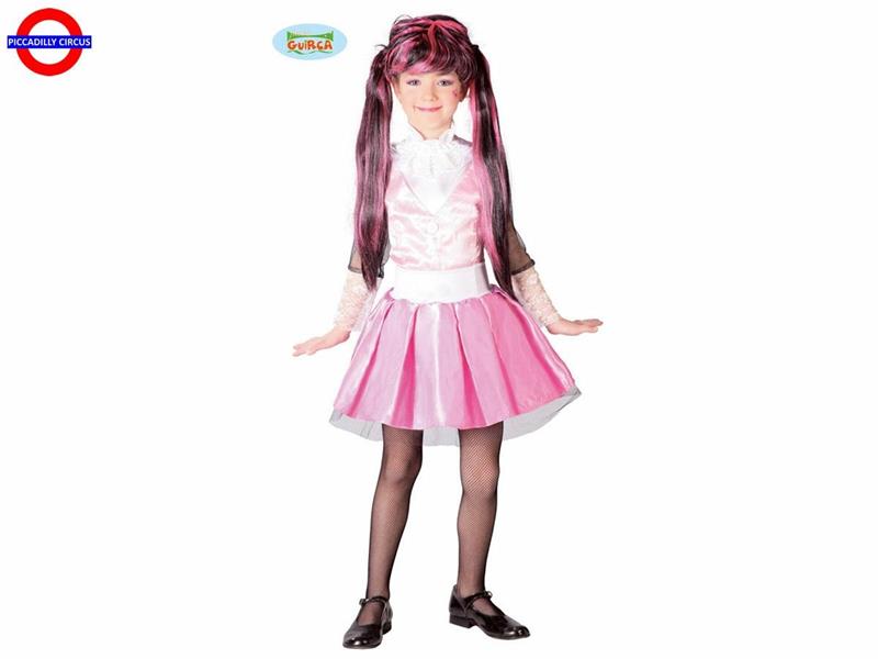 COSTUME PINK MONSTER - BIMBA 07-09 ANNI