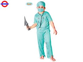 COSTUME CHIRURGO ZOMBIE - BIMBO 05-06 ANNI