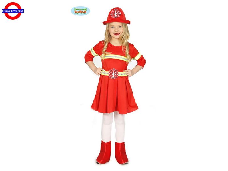 COSTUME POMPIERA - BIMBA 07-09 ANNI