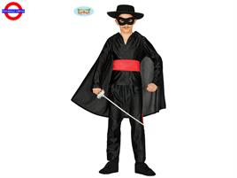 COSTUME ZORRO - BIMBO 10-12 ANNI