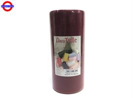 TULLE cm25X100m BORDEAUX