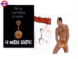 BIGLIETTO NERO FUSTELLATO AUGURI LEI