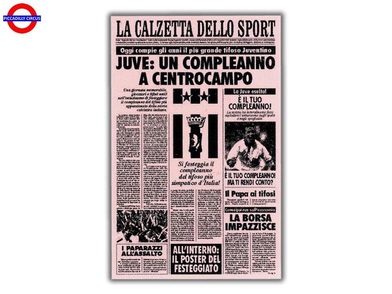 BIGLIETTO GIORNALE BIANCONERI