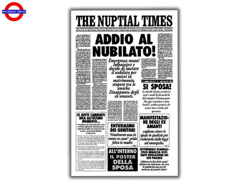 BIGLIETTO GIORNALE NUBILATO