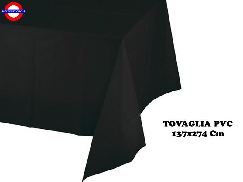 TOVAGLIA PVC NERA 137X274 CM