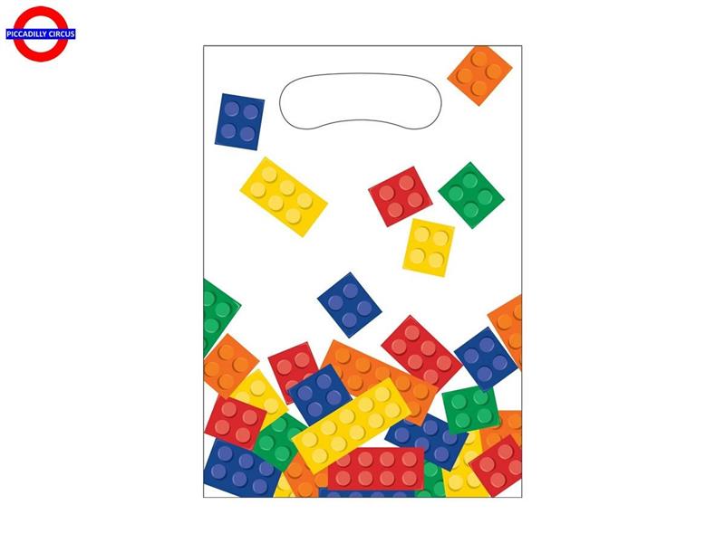 BUON COMPLEANNO LEGO 8 PARTY BAGS