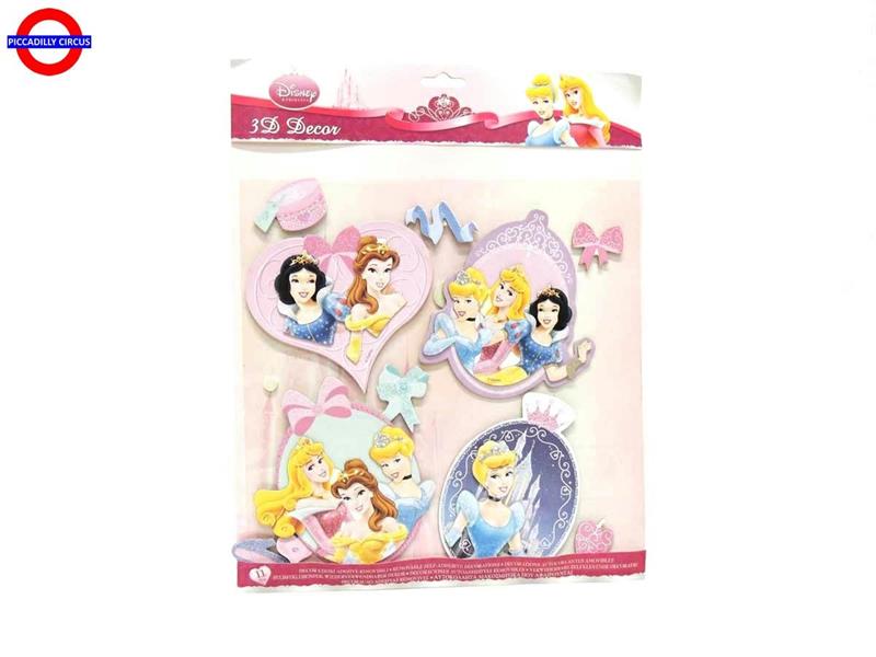 STICKERS PRINCIPESSE 3D