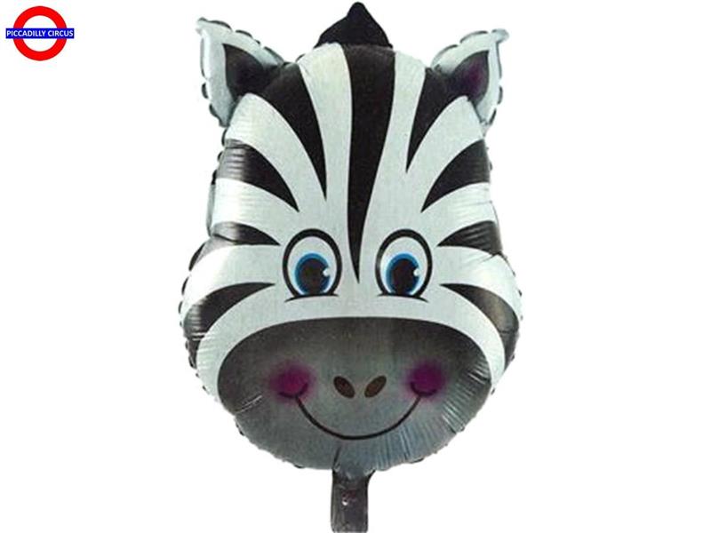 MYLAR ANIMAL SUPER SHAPE TESTA ZEBRA