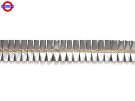 NASTRO GIROTORTA LUX ARGENTO MT.15