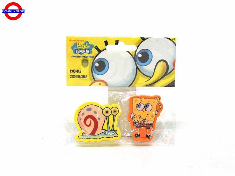 GOMME SPONGE BOB BL.2 PEZZI