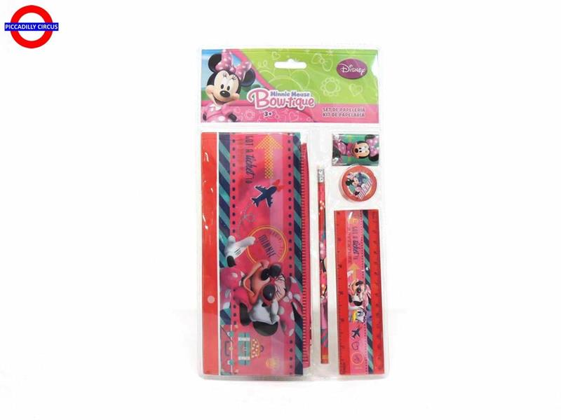 SET CANCELLERIA 5 PEZZI MINNIE