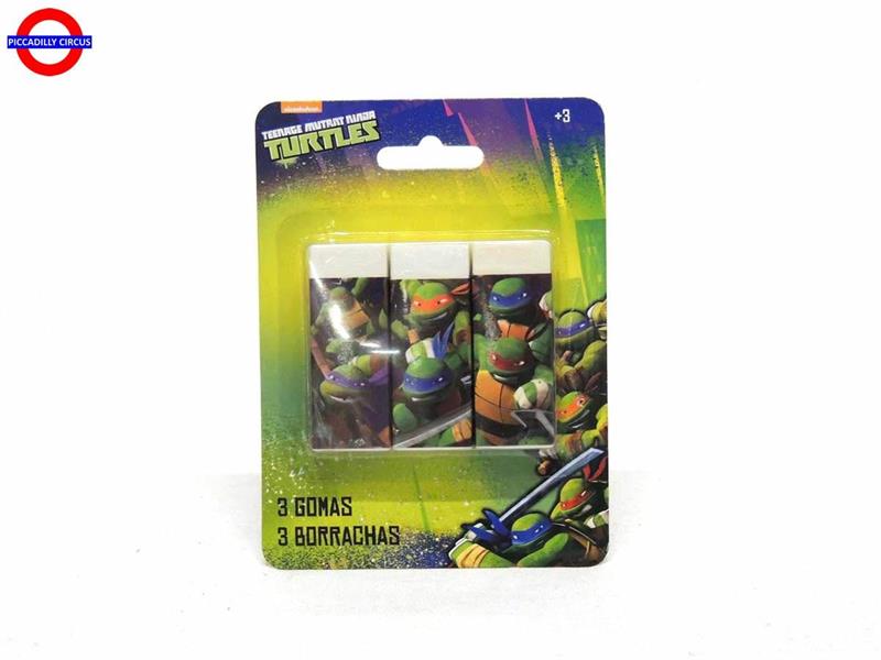 GOMME NINJA TURTLES BL.3 PEZZI