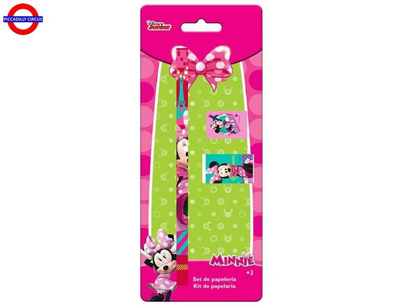 SET CANCELLERIA 3 PEZZI MINNIE