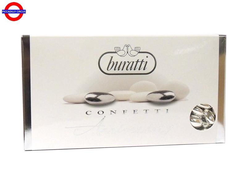 CONFETTI BURATTI 1KG CLASSICO MANDORLA ANNIVERSARIO ARGE