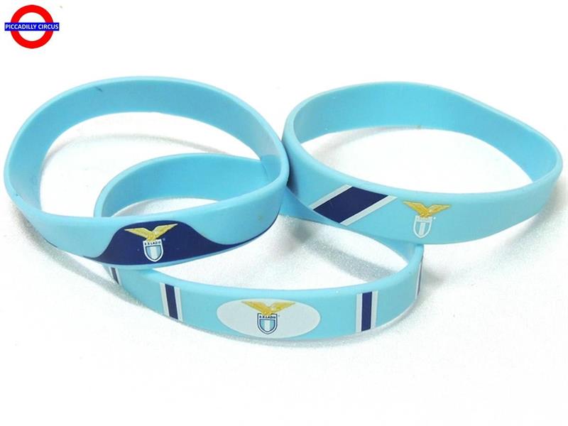 SS LAZIO SET 3 BRACCIALI SILICONE