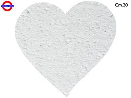 SAGOMA POLY CUORE CM.20 BIANCO