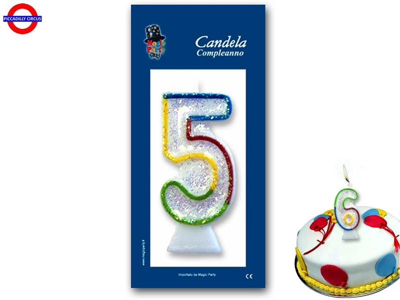 CANDELINA NUM. GL.M/COLOR CM.9 N°5