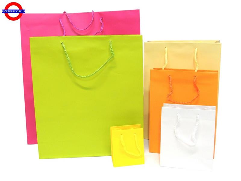 SHOPPER LUCIDA 10X6.5X12 6 COLORI