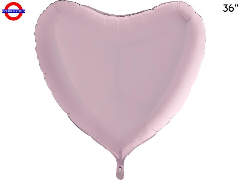 MYLAR CUORE 36 ROSA PASTELLO