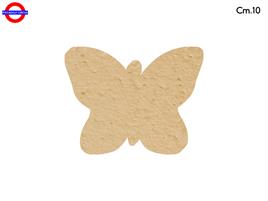 SAGOMA POLY FARFALLA CM.10 CHAMPAGNE