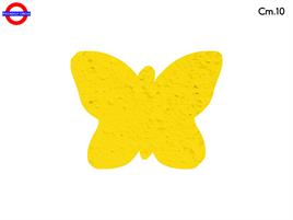 SAGOMA POLY FARFALLA CM.10 GIALLO