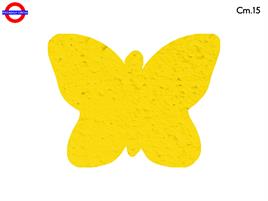 SAGOMA POLY FARFALLA CM.15 GIALLO
