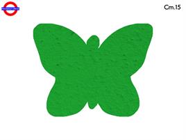 SAGOMA POLY FARFALLA CM.15 VERDE