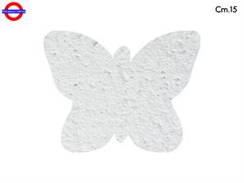 SAGOMA POLY FARFALLA CM.15 BIANCO