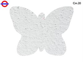 SAGOMA POLY FARFALLA CM.20 BIANCO