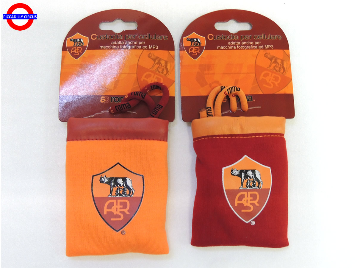 AS ROMA PORTACELLULARE CALZINO - ARTICOLI REGALO TIFOSERIA