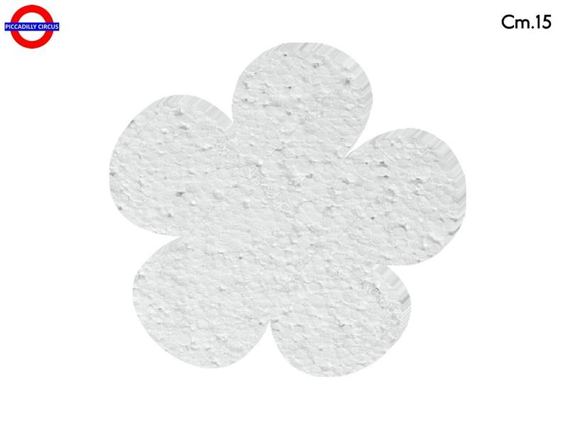 SAGOMA POLY FIORE CM.15 BIANCO