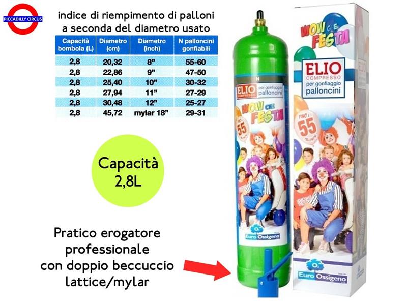 BOMBOLA ELIO USA E GETTA 55 PALLONI