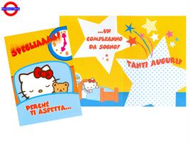 BIGLIETTO MEDIO COMPLEANNO - HELLO KITTY