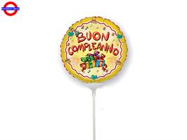 MYLAR BUON COMPLEANNO MINI SHAPE