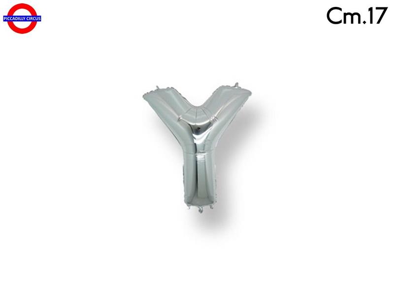  MINILOON LETTERA CM.17 ARGENTO Y