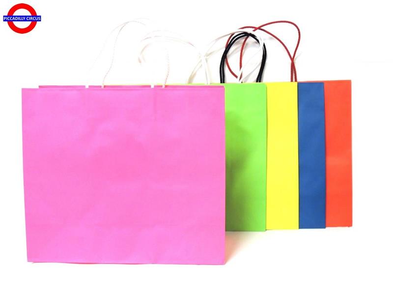 SHOPPER NEON 35X31X14 6 COLORI