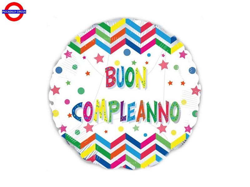 MYLAR BUON COMPLEANNO 18