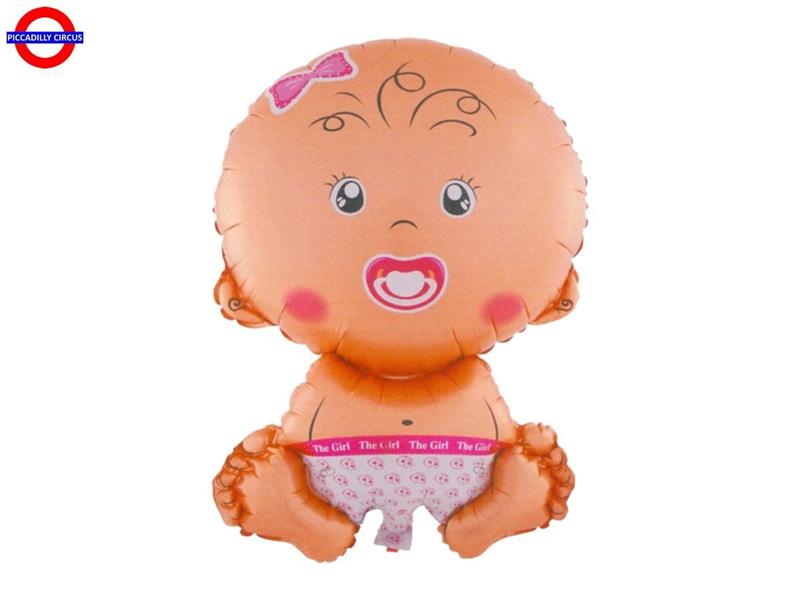 MYLAR NASCITA SUPER SHAPE WELCOME BABY GIRL 28